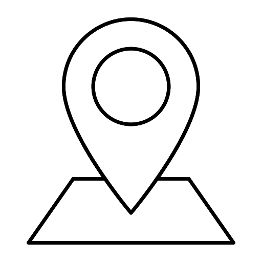 Location maps and location location map pointer icon