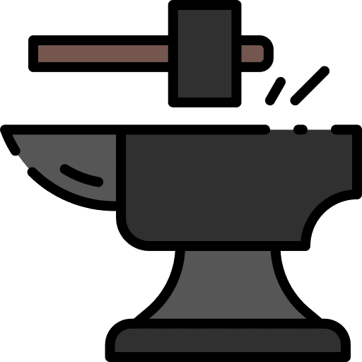 Blacksmith construction metals blacksmith icon
