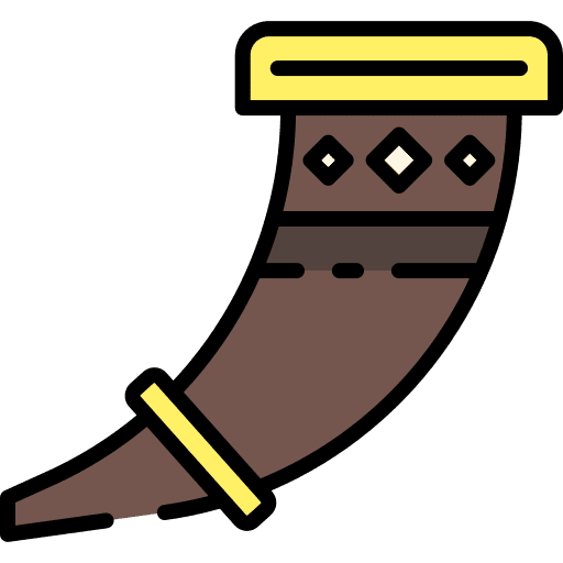 Drinking horn cultures horn ancient icon