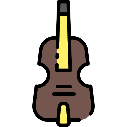 Fiddle fiddle violin string instrument icon