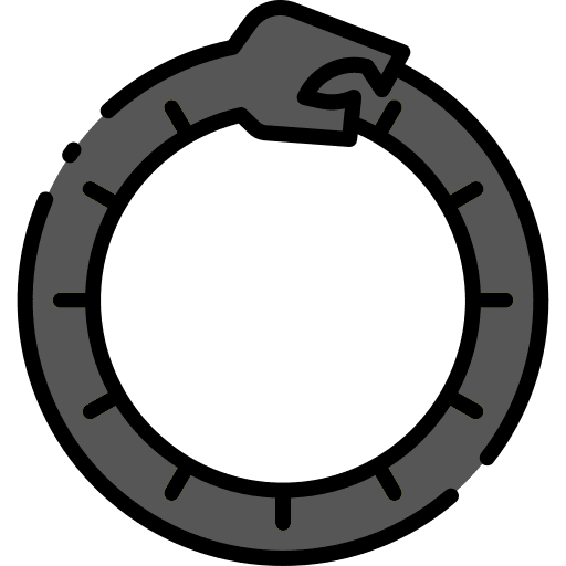 Ouroboros reptile ancient ouroboros icon Ouroboros reptile ancient ouroboros icon