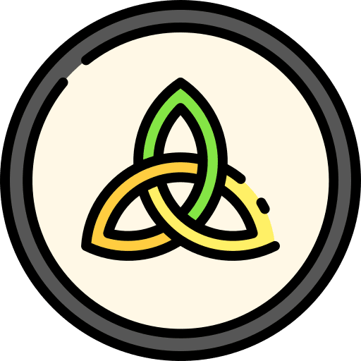 Celtic knot triquetra celtic triangle icon Celtic knot triquetra celtic triangle icon