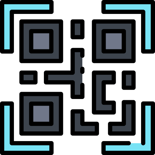 Qr code code quick response commerce and shopping icon