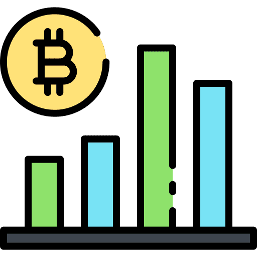 Analysis report diagram growth icon