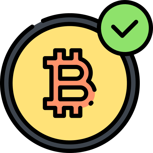 Currency cash payment bitcoin icon