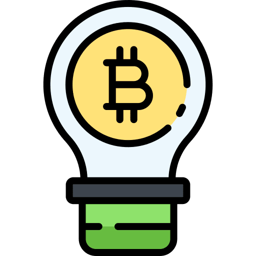 Idea bulb currency idea bulb illumination icon