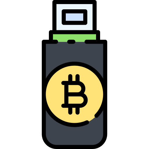 Pendrive flash disk storage wireless icon