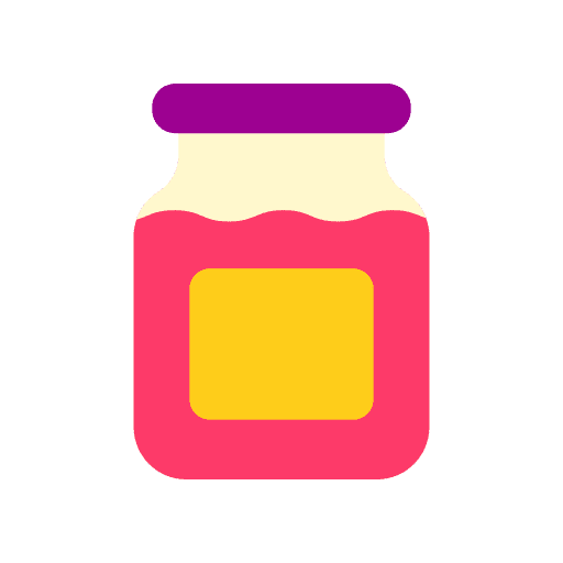 Jam sweet container food and restaurant icon Jam sweet container food and restaurant icon