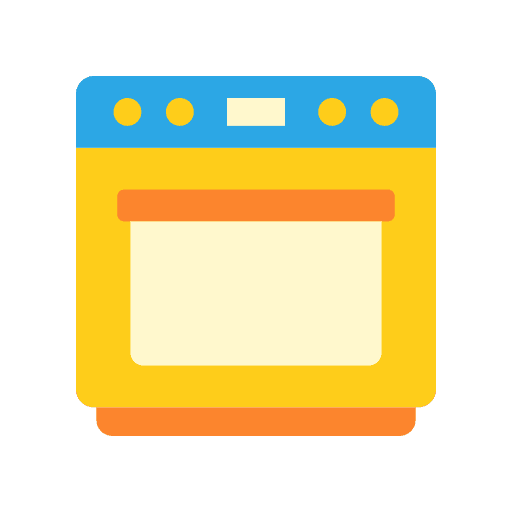 Oven kitchen food and restaurant microwave icon Oven kitchen food and restaurant microwave icon