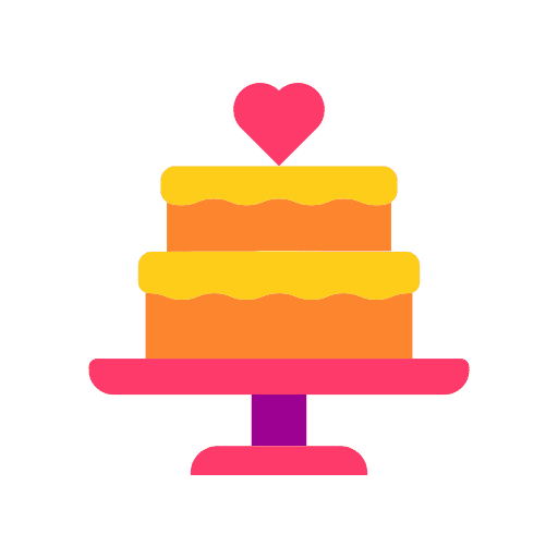 Wedding cake celebration love food and restaurant icon Wedding cake celebration love food and restaurant icon