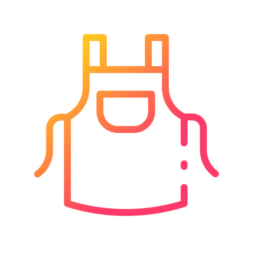 Apron equipment protection apron icon Apron equipment protection apron icon