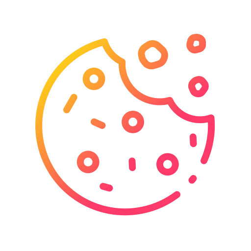 Cookie sweets biscuit baked icon