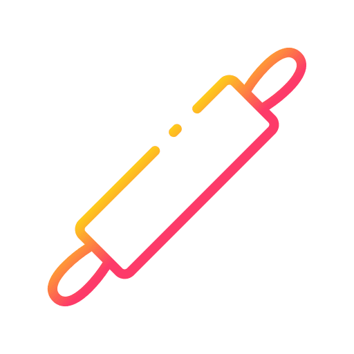 Rolling pin food and restaurant rolling pin kitchen tool icon Rolling pin food and restaurant rolling pin kitchen tool icon