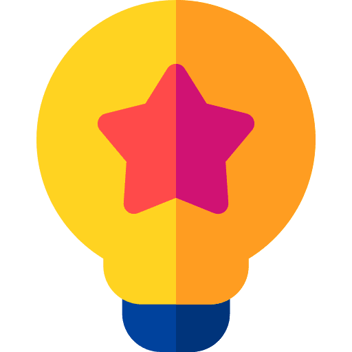 Idea creative marketing branding icon