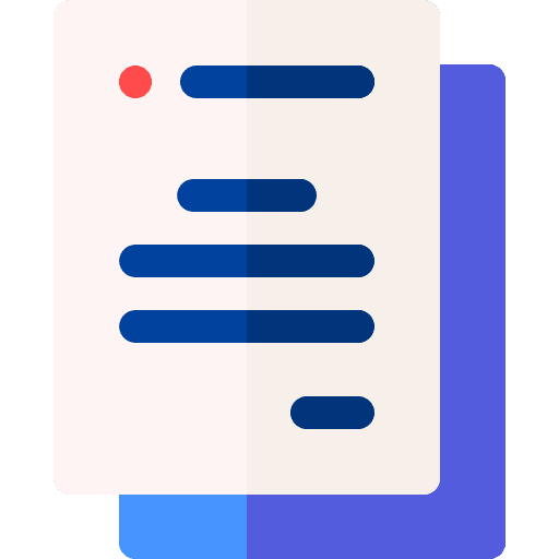 Letterhead letter document files and folders icon