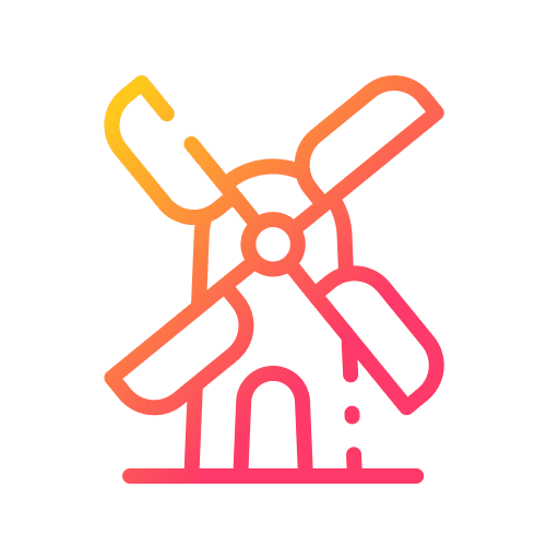 Windmill farming and gardening ecology windmill icon Windmill farming and gardening ecology windmill icon