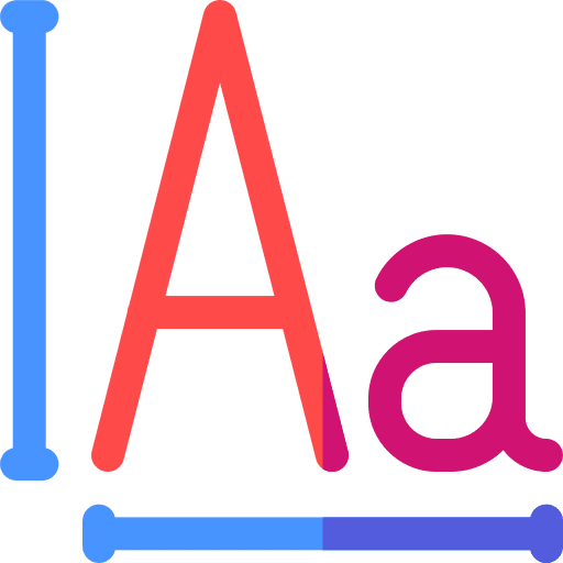 Font option text format shapes and symbols icon Font option text format shapes and symbols icon