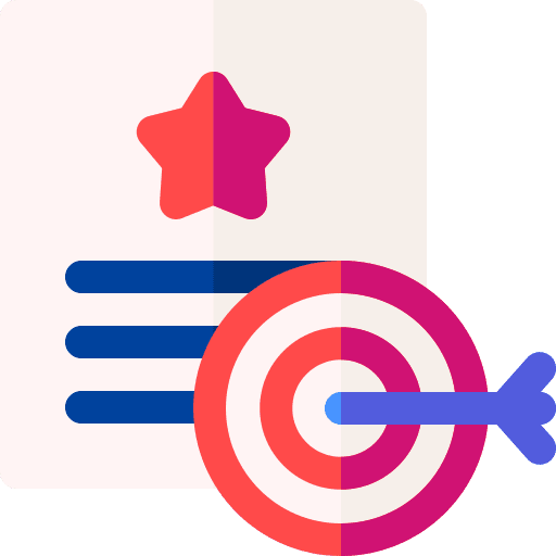 Target objective archery arrow icon Target objective archery arrow icon