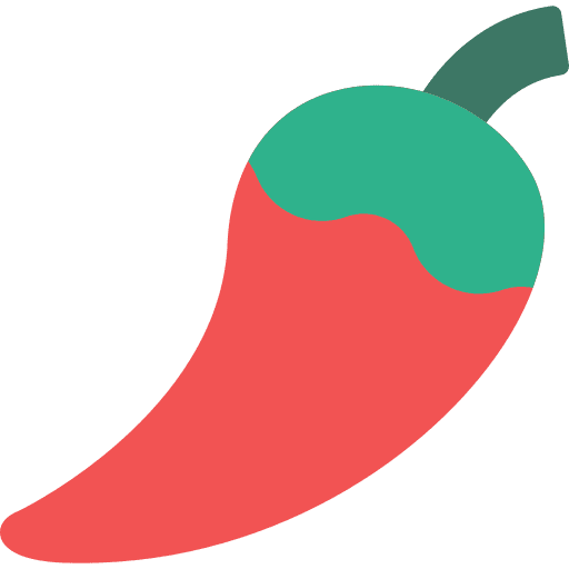Chilli organic vegetable healthy food icon