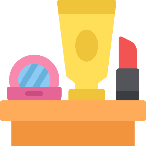 Cosmetics cream lotion makeup icon