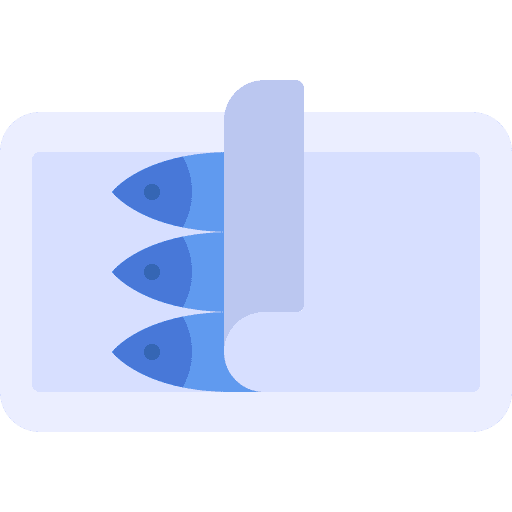 Fish canned food fish animals icon