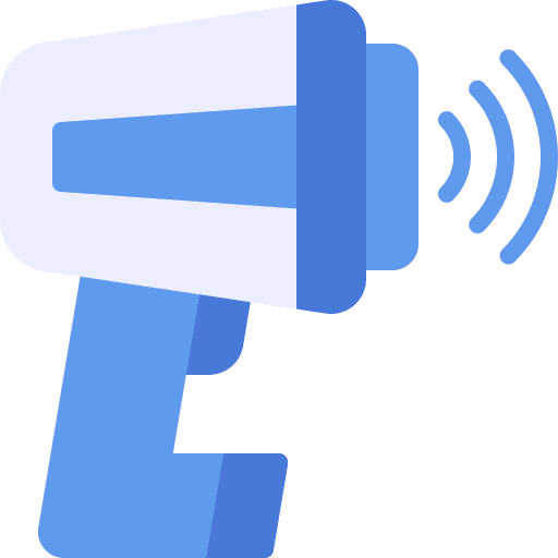 Barcode scanner reader electronics technology icon