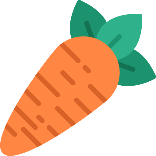 Carrot organic healthy food carrot icon