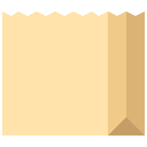 Paper bag shopping bag commerce and shopping market icon