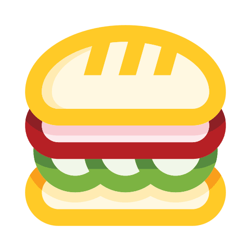 Burger food and restaurant food burger icon