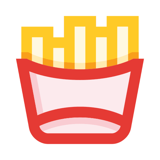 French fries french fries fastfood restaurant icon