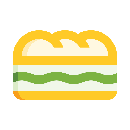 Sandwich lunch fastfood loaf icon