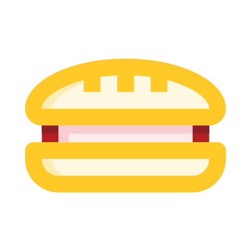 Burger beef fast food food and restaurant icon Burger beef fast food food and restaurant icon