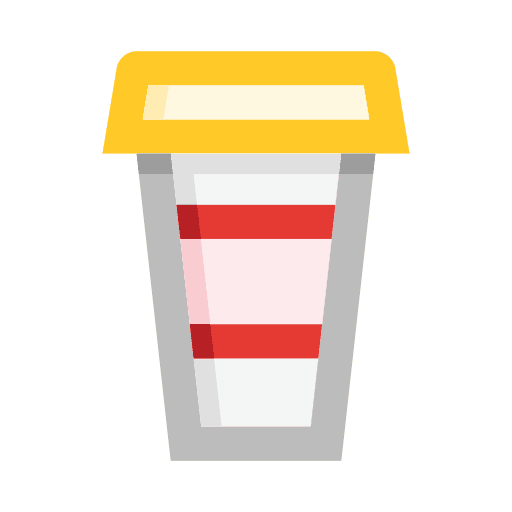 Coffee cup food glass fastfood icon Coffee cup food glass fastfood icon