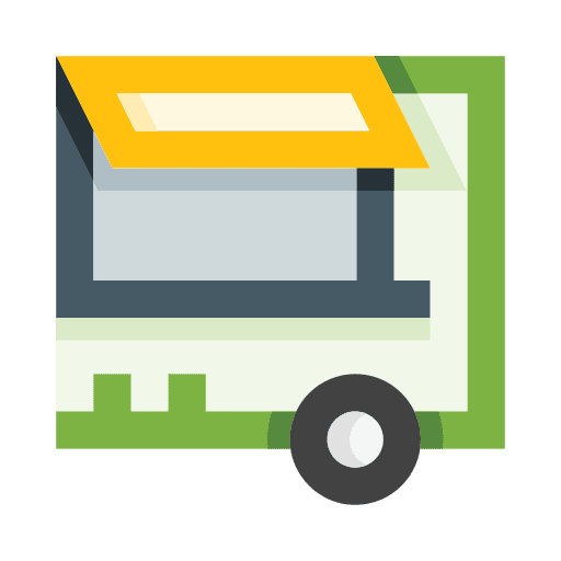 Food truck van transport food truck icon Food truck van transport food truck icon