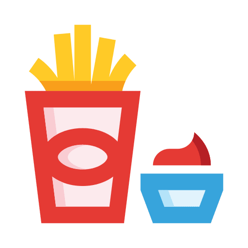 French fries food food and restaurant street food icon French fries food food and restaurant street food icon
