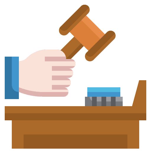 Hammer auction bid verdict icon