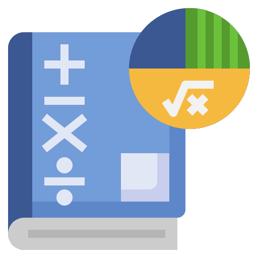 Mathematics school knowledge learning icon Mathematics school knowledge learning icon