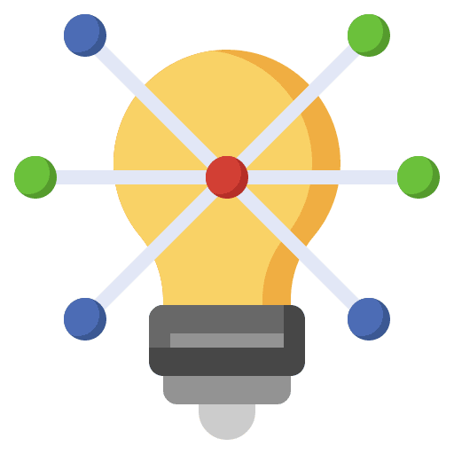 Light bulb innovation electronics intelligence icon Light bulb innovation electronics intelligence icon