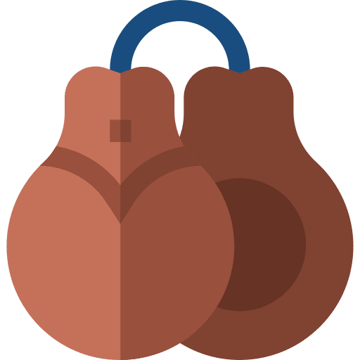 Castanets music and multimedia spanish musical instrument icon