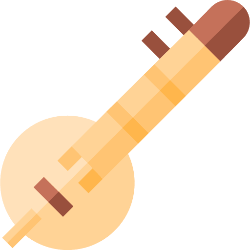 Banjo music and multimedia orchestra string instrument icon Banjo music and multimedia orchestra string instrument icon