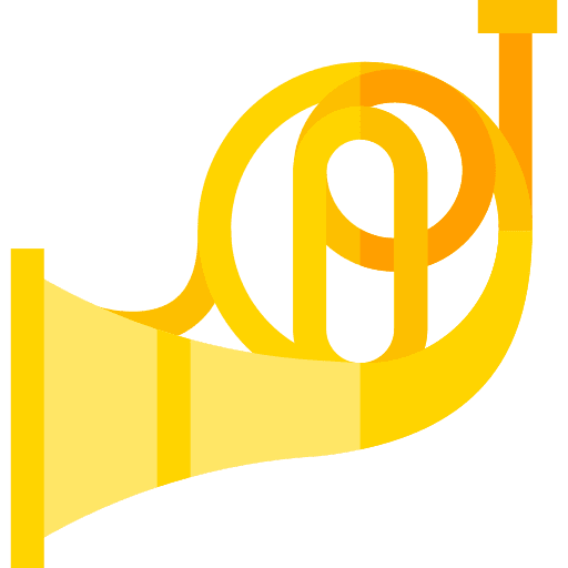 Horn wind instrument music music instrument icon Horn wind instrument music music instrument icon