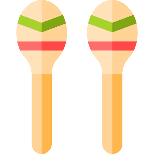 Maracas music and multimedia cultures musical instrument icon Maracas music and multimedia cultures musical instrument icon