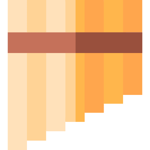 Pan flute antara musical instrument wind instrument icon Pan flute antara musical instrument wind instrument icon