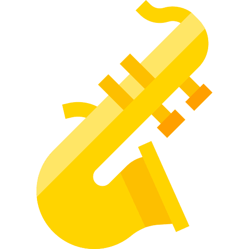 Saxophone music and multimedia saxophone orchestra icon Saxophone music and multimedia saxophone orchestra icon
