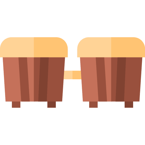Bongo musical instrument percussion icon Bongo musical instrument percussion icon