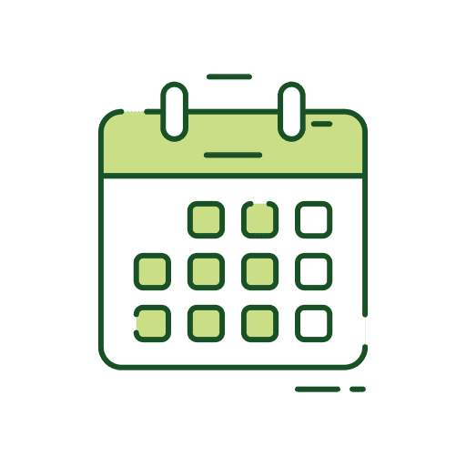 Calendar office material business time and date icon