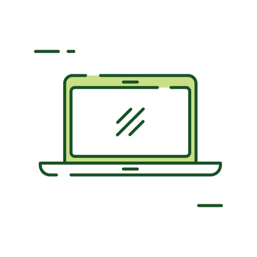 Laptop electric computer tool icon