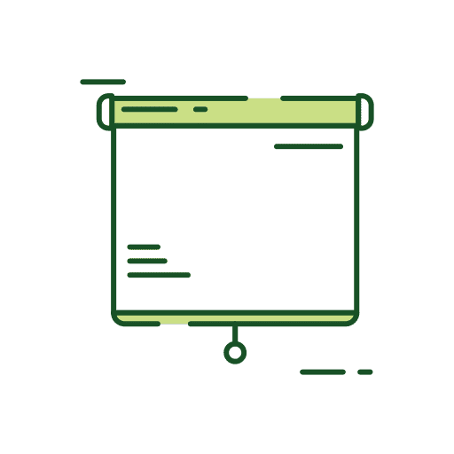 Projector screen business equipments business and finance icon Projector screen business equipments business and finance icon
