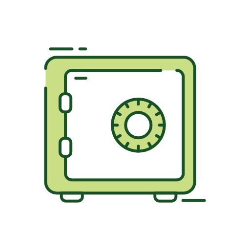 Safe box electronics office safe deposit icon Safe box electronics office safe deposit icon