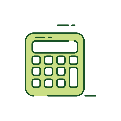 Calculator office technology education icon Calculator office technology education icon